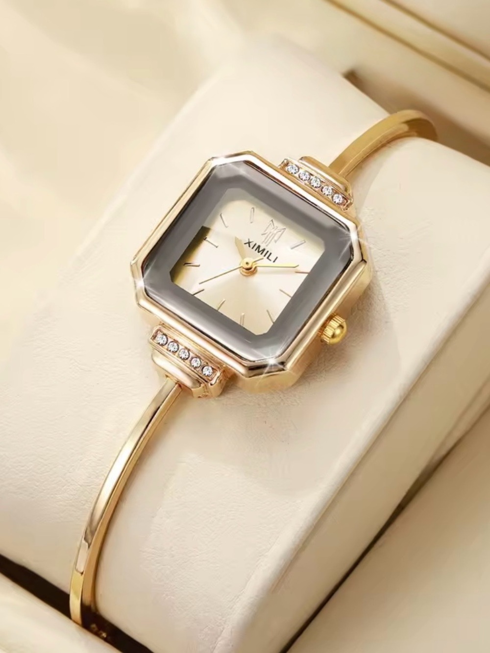 New Gold Women's Bracelet Watch - Gold Dial